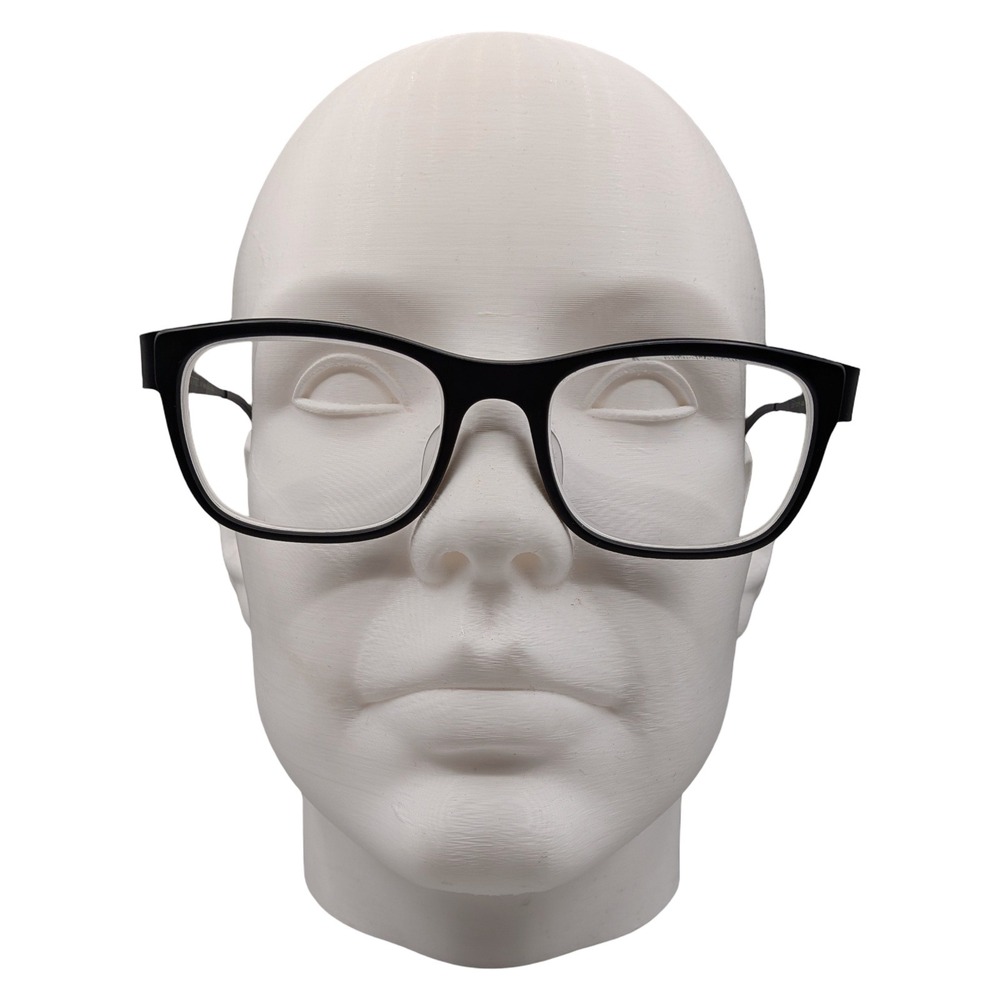 Bevel Rusty BKM 2529 Eyeglasses Matte Black Rectangular Frames Japan 54-19